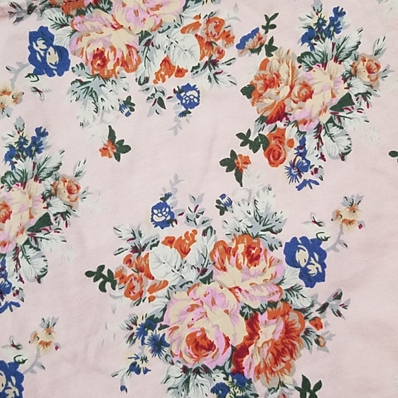 Forever 21 pink floral crop top - Picture 4 of 4